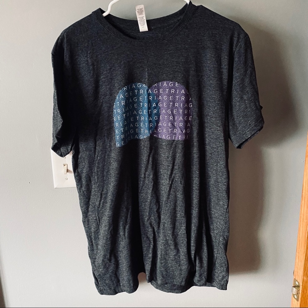 Threadfast Triage charcoal gray t-shirt